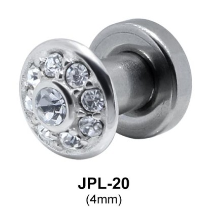 Round Rhinestone Plugs and Tunnels JPL-20